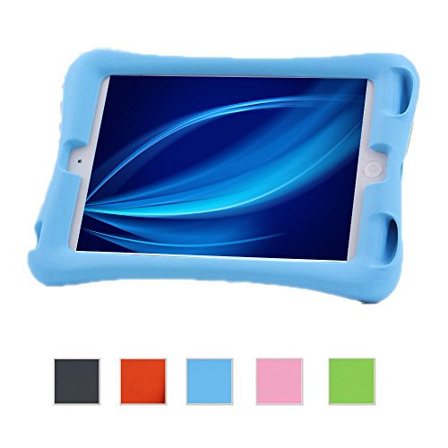NEWSTYLE Apple Ipad Mini / Ipad Mini 2 / Ipad Mini 3 EVA Stoßfeste Schutzhülle Tragbar für Kinder mit Ständer Schutzhülle Standfunktion für Ipad Mini / Ipad Mini 2 / Ipad Mini 3,- Blau