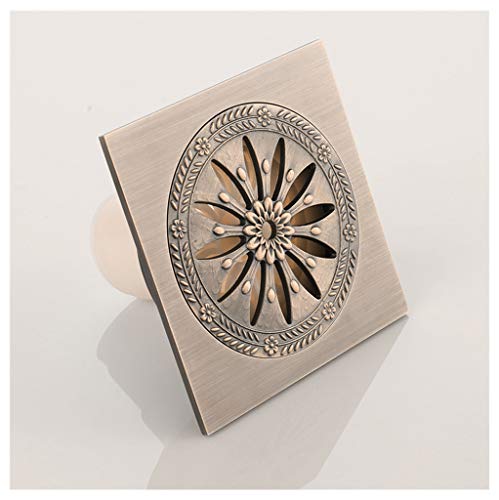 Preisvergleich Produktbild WUYAO Bodenablauf Alle Kupfer Bodenablauf Quadratische Grüne Bronze Antike Bodenablauf Badezimmer Deodorant Bodenablauf