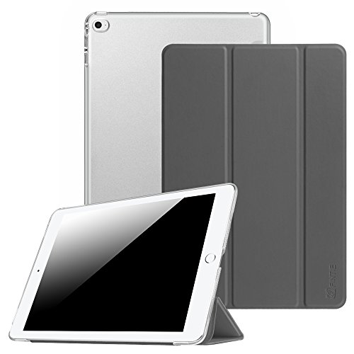 Fintie iPad Air 2 Hülle Case - Ultra Slim Superleicht Schutzhülle mit Lichtdurchlässig Rückseite Abdeckung Smart Cover Tasche mit Auto Schlaf / Wach und Standfunktion für Apple iPad Air 2 / iPad 6, Himmelgrau
