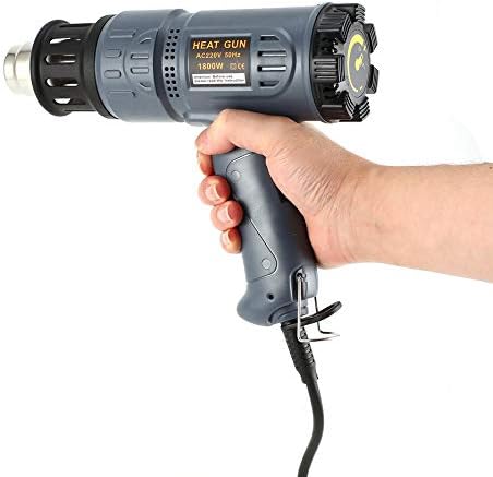 1800W Hot Air Gun Thermostat Heat Gun Hot Air Blower Shrink Wrapping Thermal Power Tool Soldering Gun Heat Air Gun