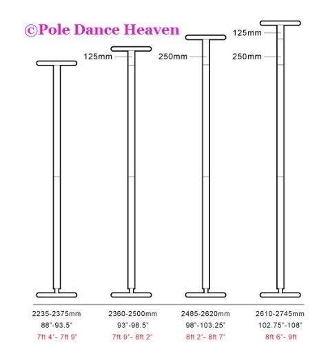 X Pole XPert 45mm Chrome – Static And Spinning – Professional Pole Dancing Kit - 2