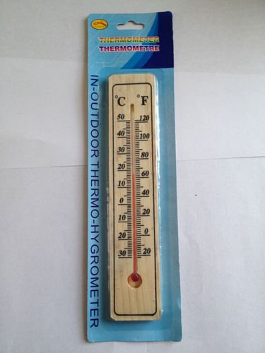 Wooden Sauna Green House Thermometer Indoor Outdoor Centigrade Fahrenheit Scale