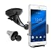 Produktbild kwmobile Flexible KFZ Halterung für Sony Xperia Z3/Z4/Z5/Z5 Premium - PKW Auto Halter für Scheibe und Lüftung