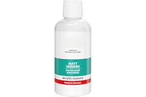 Vernis Mat Incolore 7 Artists Vernis Pour Peinture Acrylique 250 ml | Vernis Transparent Peinture | Vernis Tableau Acrylique | Vernis Bois Incolore Mat | Vernis Protection Peinture | Matt Varnish