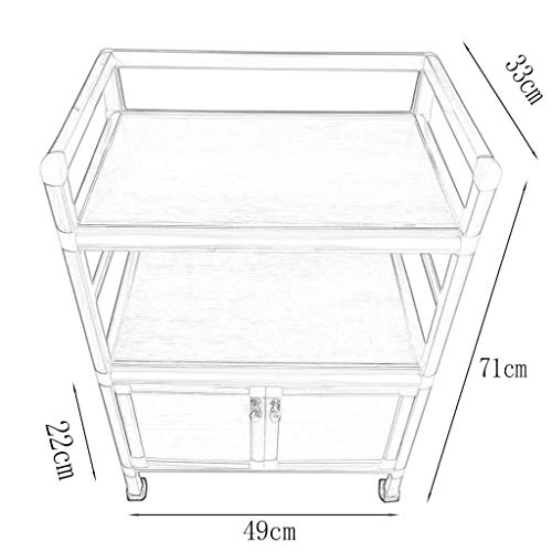 Preisvergleich Produktbild Eeayyygch Friseur-Laufkatze, Haarschnittnageltätowierungs-Schönh... mit Kabinettdreischichtwerkzeugwagen (Farbe : A, Größe : -)