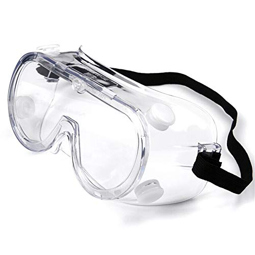 Preisvergleich Produktbild Traditioneller Techniker Spritzschutz-Schutzbrille 390 Kappe Belüftungsklare Anti-Fog-Linse Brille