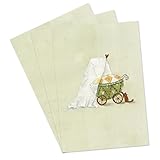 FREUDE: Bereiten Sie anderen eine Freude mit einer dieser schönen Geburts-Karten. Jemand in Ihrem Freundeskreis hat ein Kind bekommen? Diese Karte kann ein schöner Überbringer der Glückwünsche werden.