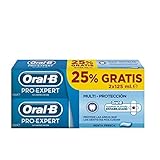 Ayuda a mejorar el estado de las encías en 4 semanas.oral-b pro-expert multi-protección contiene un sistema poli-fluorado