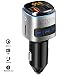 Produktbild ACTOPP FM Transmitter Bluetooth Auto QC3.0 Schnellladegerät mit 2 USB Ports Farbwechsel Licht drahtloser FM Transmitter KFZ Radio Adapter mit Freisprecheinrichtung iOS und Android Geräte