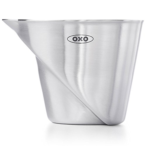 OXO Stahl, gewinkelt Messung Jigger, silber - 2