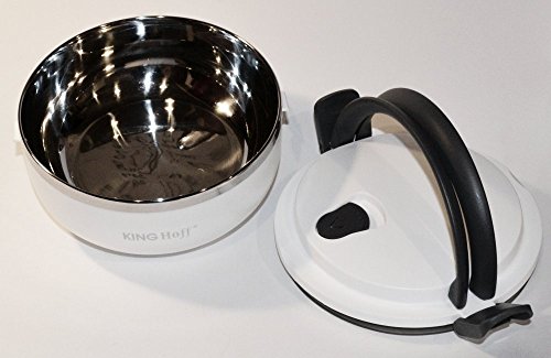 Weiß 700 ml Lunchbox Suppe Lebensmittel Essen Edelstahl Isolierte Haltebox