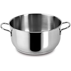 Lagostina - Every - Casserole avec 2 poignées, Acier Inoxydable 22 cm Acier