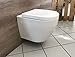 Produktbild Wand Hänge WC Spülrandlos Toilette softclose WC-Sitz abnehmbar L/B/H 55 x 36 x 37cm Tiefspühler Quick Release homeforyou24