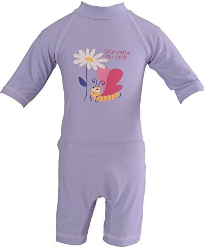 Piwapee Combination Anti UV UPF 50 + Clip-on Layer with Purple Butterfly purple parma 12-24M(11-14 KG)
