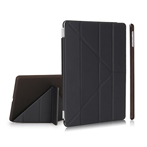 Dongke iPad 9.7 2017 Hülle,Smart Cover mit Auto aufwachen / Schlaf Funktion und Stanfunktion für Neue Apple 9.7″ iPad 2017 (Schwarz) - 7