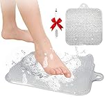 Senma Electronics Shower Foot Scrubber Cleaner Exfoliating Feet Massager Spa for Shower with Suction Cup Improves Foot Circulation & Reduces Foot Pain
