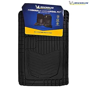 MICHELIN 238BLKTrimable Universal Fit Mat 4Pcs Set