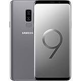 Samsung Galaxy S9+ Smartphone (15,8 cm (6,22 Zoll) AMOLED Display, 256 GB interner Speicher und 4 GB RAM, Single-SIM, Android 8.0) Titanium Grey