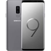 Samsung Galaxy S9+ Smartphone (15,8 cm (6,22 Zoll) AMOLED Display, 256 GB interner Speicher und 4 GB RAM, Single-SIM, Android 8.0) Titanium Grey