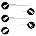 Anself 5Pcs Nail Art Brushes Silicone Head Carving Painting Manicure Tool Set Kit