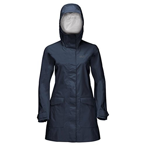 Preisvergleich Produktbild Jack Wolfskin Crosstown Raincoat blau - XXL