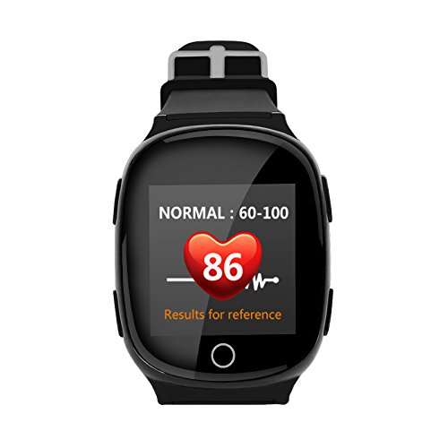 VIDIMENSIO® GPS-Telefon Uhr „Paladin – schwarz (Wifi)“ für Kinder und Jugendliche / Personenschhutz / SOS Notruf + Telefonfunktion / Live GPS Ortung der Uhr / Tracker Uhr / GPS Uhr / GPS + WIFI + LBS Positionierung / funktioniert im ganzen Europa, inkl. deutsche Bedienungsanleitung, deutsche Tracking App am Handy, deutscher Support / voll kompatibel mit allen iPhone / Android Smartphones - 4