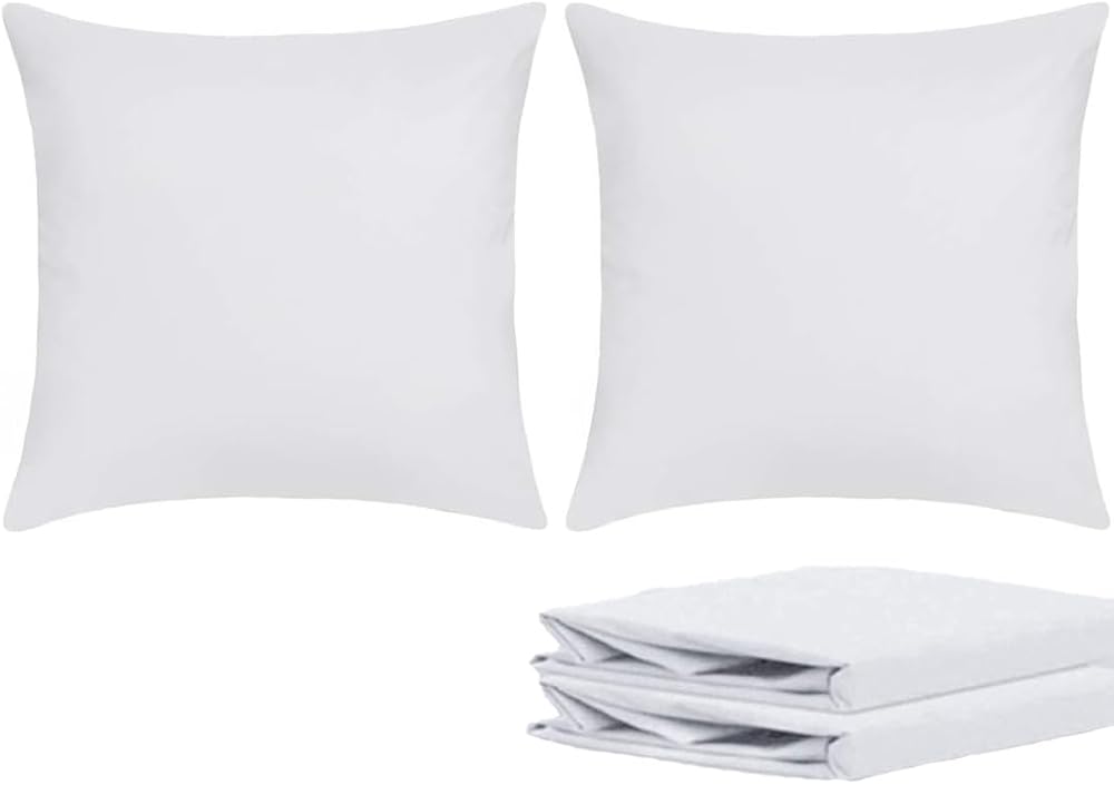 TeksNil Home 2 Adet Fermuarlı Kırlent İç Astarı 5 Ebat Kırlent İçi Yastık Kılıf Astar Milt- 45X45