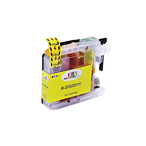 EBY Compatible Brother LC223 Cartuchos de Tinta Alta Capacidad Compatible para Brother DCP-J562DW DCP-J4120DW MFC-J480DW MFC-J4420DW MFC-J5320DW 2 Negro  1 Cyan  1 Magenta  1 Amarillo 