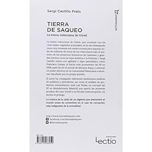 Tierra de saqueo: La trama valenciana de Gürtel