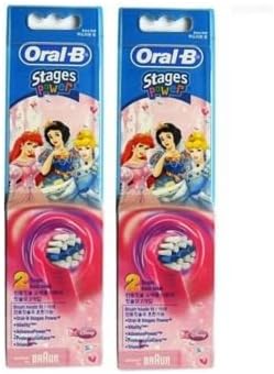 Braun Oral-B EB10-2 Disney Princess Toothbrush Replacement Brush Head 2Pack