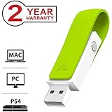 Avantree Leaf Long Range USB Bluetooth Audio Transmitter Adapter for PC Laptop Mac PS4 Nintendo Switch, Wireless Audio Dongle for Headphones Speakers Only, Plug and Play, aptX Low Latency - DG50