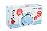 Sassy Baby Disposable Diaper Sacks, 200-Count