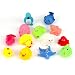 Produktbild ulable 13 Teile verschiedene Glitschige Schwimmende Tiere Ocean Gummi Baby Badewanne Baden Toys