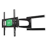 hama fullmotion tv-standfuß Mit magnetischer Wasserwaage zur einfachen Installation und geraden Ausrichtung der Wandhalterung, nachträgliche Rotation möglich