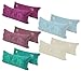 Produktbild Mikrofaser Badewannenkissen vers. Farben 40x20cm Reisekissen Autokissen Kissen mit Saugnäpfen und Bezug (Hell-Blau) (abnehmbarer Bezug mit Reißverschluss)