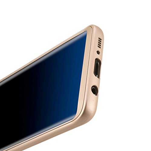 Funda Samsung Galaxy S8 Plus   ivencase Carcasa TPU Gel Silicona Suave Flexible Tapa Anti-rasgu  os Case Cover para Samsung Galaxy S8 Plus - Oro