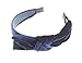 Ladies Soft Velvet Headband Large Pretty Bow Navy