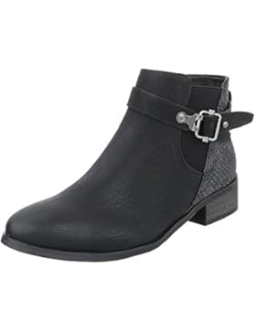 Chelsea Boots Damenschuhe Chelsea Boots Blockabsatz Blockabsatz Reißverschluss Ital-Design Stiefeletten