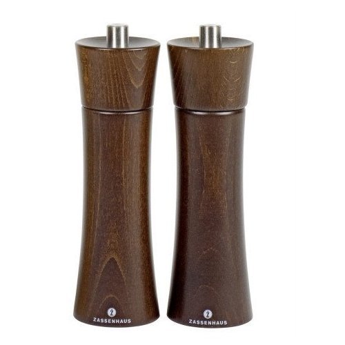 Zassenhaus Pfeffermühle und Salzmühle "Frankfurt" Holz Wenge 18 cm