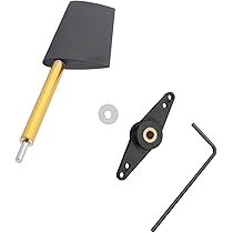Heyiarbeit Gouvernail De Bateau RC Avec Bras Servo L 7 Mm D'épaisseur 44 Mm X 33 Mm Pour Bricolage RC Modèle Bateau Marine FXB-QJFXD 1 Ensemble