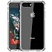 Produktbild MATEPROX iPhone 8 Plus/7 Plus Hülle, Shield Serien Robustes Schutzgehäuse, superklare PC-Rückseite, Silikon TPU Bumper, Anti-Scratch stoßfeste Schutzhülle für iPhone 7 Plus/8 Plus 5.5 inch-Grau