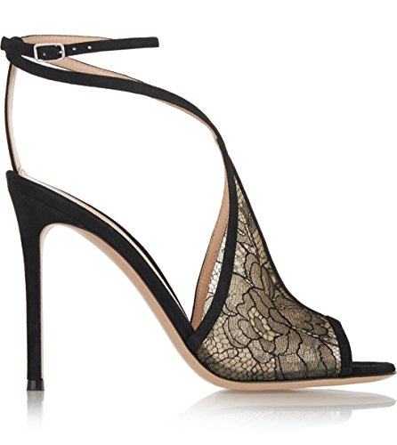 Preisvergleich Produktbild TDA , Damen Tanzschuhe , schwarz - schwarz - Größe: 37