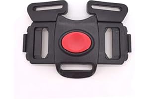 Fitzulam Gurt Kunststoffschnallen für Kinderwagen/Hochstuhl 5-Punkt Sicherheitsgurt 25mm Clip