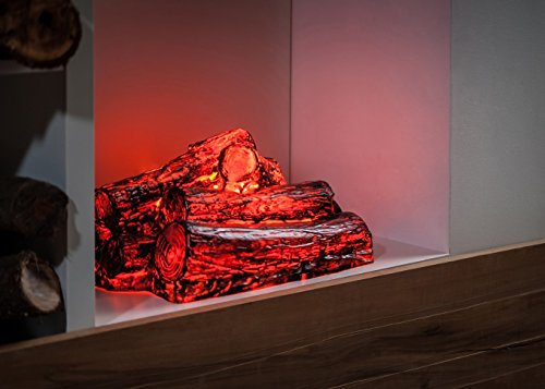 Kaminfeuer mit Glühlampe - 2