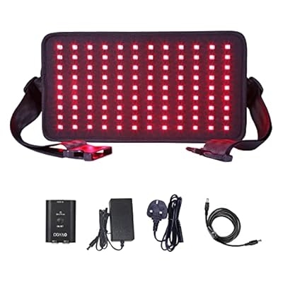 Dgyao Infrared Red Light Therapy Device 10 Hz Home Use Waist Belt 216 Pcs 660 Nm 108 Pcs 880 Nm Beads Pain Relief Multifunction Pad…