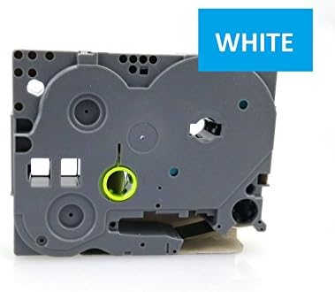 6mm Width Laminated Label Tape for Brother P-Touch PT-1000. White ON Blue. 8m in Length. TZe-515. See Description for List of Compatible Printers. TZ-515