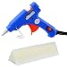 Produktbild Ohuhu® Heißklebepistole Klebepistole Heißluftpistole Glue Gun Hotmelt Glue Gun 20W mit 25 Stücke Hot Melt Glue Sticks Klebesticks Heißklebesticks Heißklebestifte (blau)
