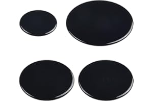 Juego de 4 tapas de quemador de cocina FACULX de alta calidad, tamaños de 55 mm, 75 mm, 100 mm, tapa de quemador de gas para accesorios SABAF, juego de tapas para quemador de gas (plano)