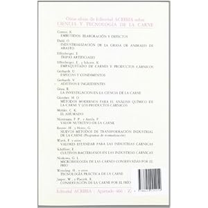 El curado (Ciencia y Tecnologia de la Carne)