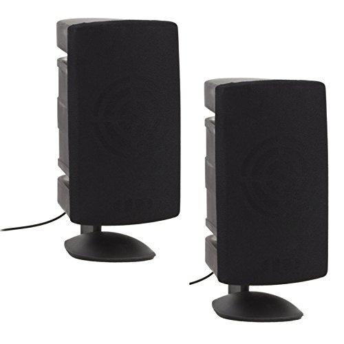 Titanum CANTO 2.1 Multimedia Lautsprecher System â”‚ Computer Boxen mit Subwoofer und LautstÃ¤rke-Regelung